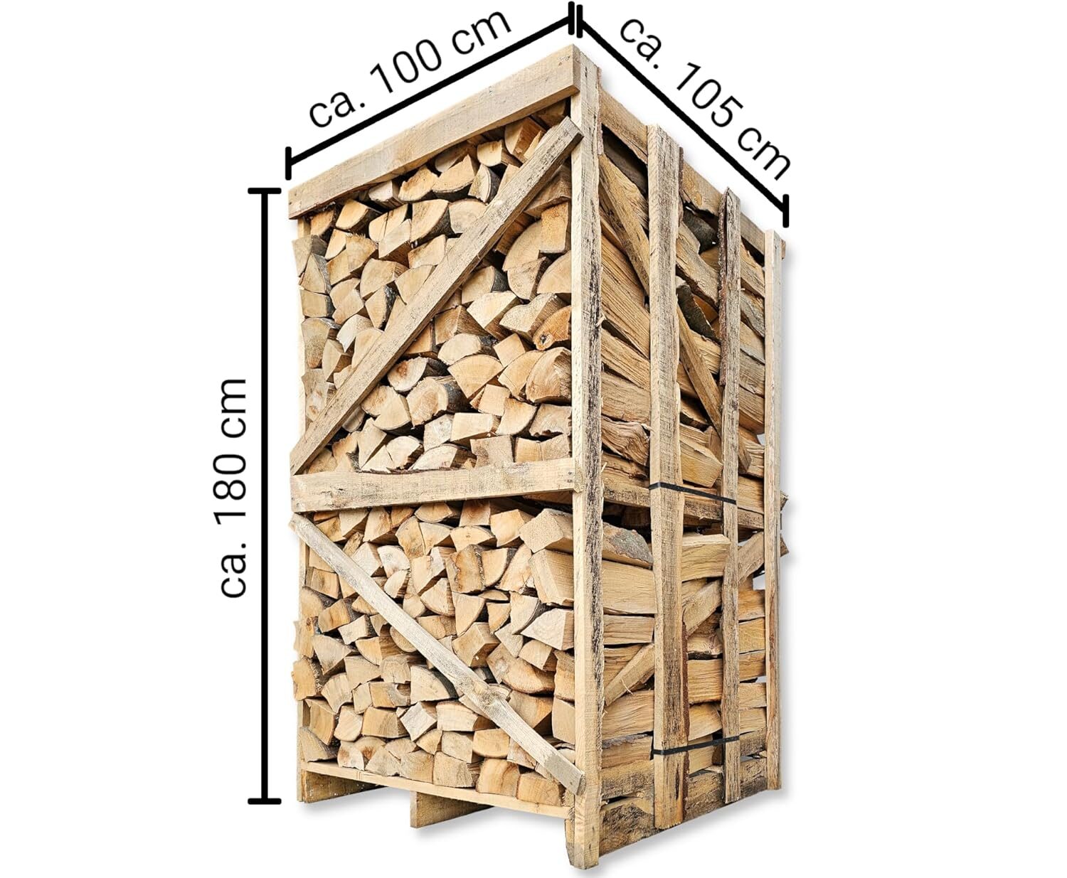 Brennholz Buche 33 cm – 1,8 RM Box – Luftgetrocknet - Brennholz Klassik – Image 4